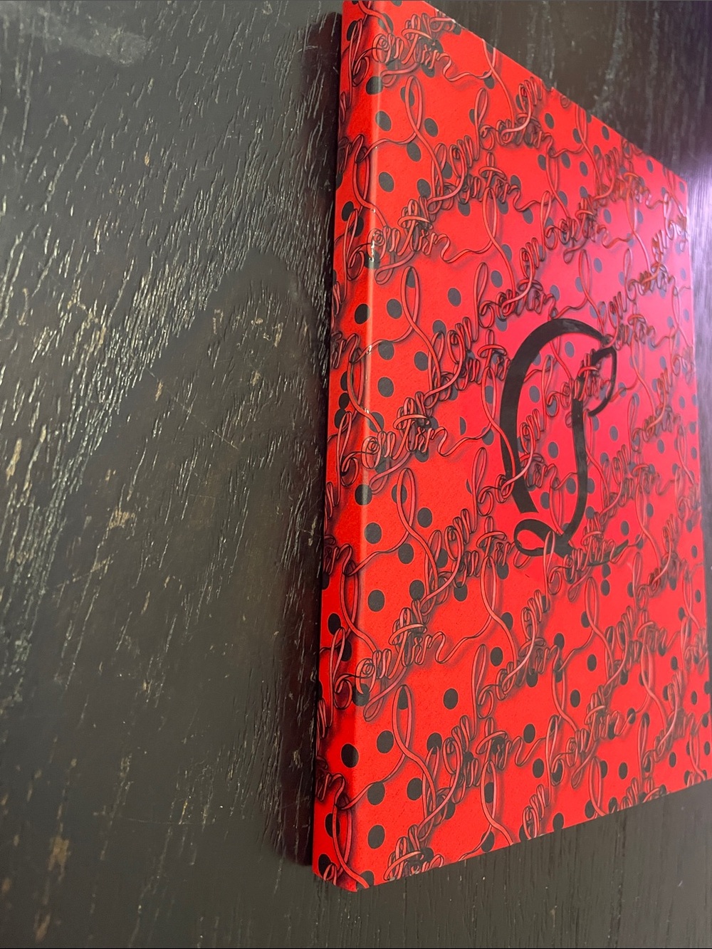 Christian Louboutin Red Logo Hardcover Notebook - Picture 6 of 8
